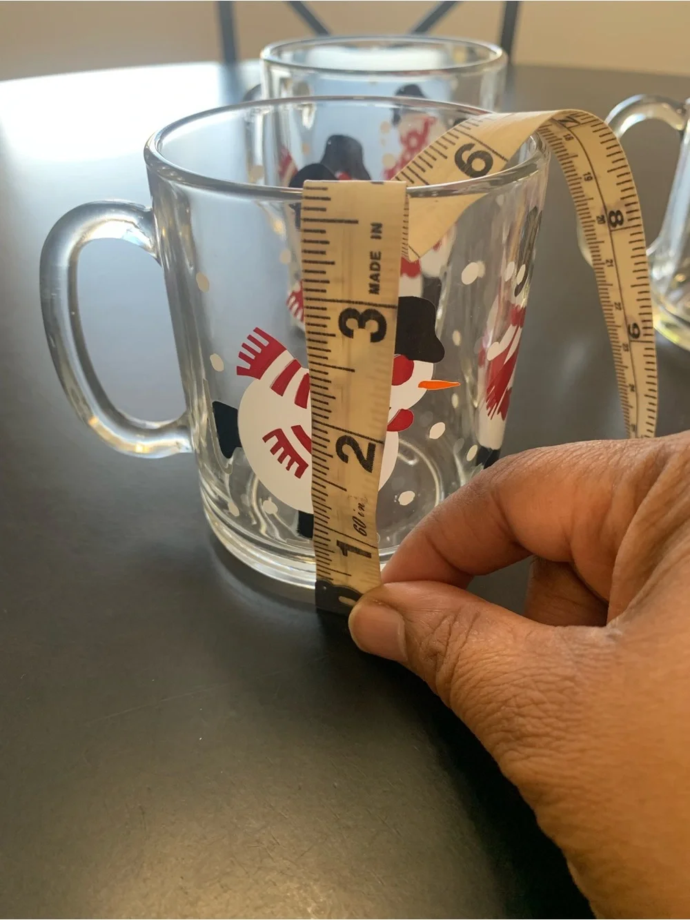 Crate&Barrel Christmas Holiday Penguins Mugs by Luminarc. Set of 4